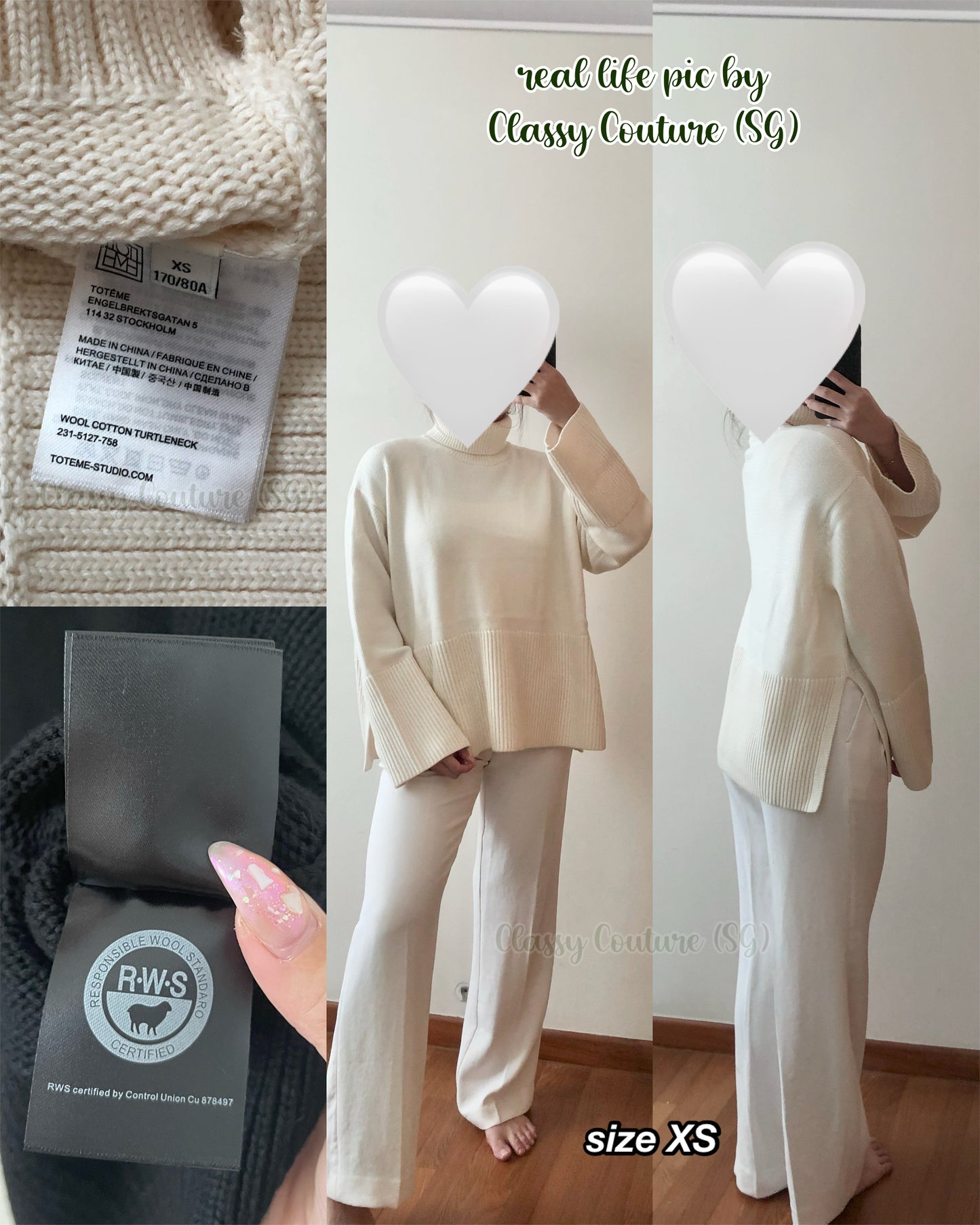 Tot Signature Wool-Cotton Turtleneck Sweater