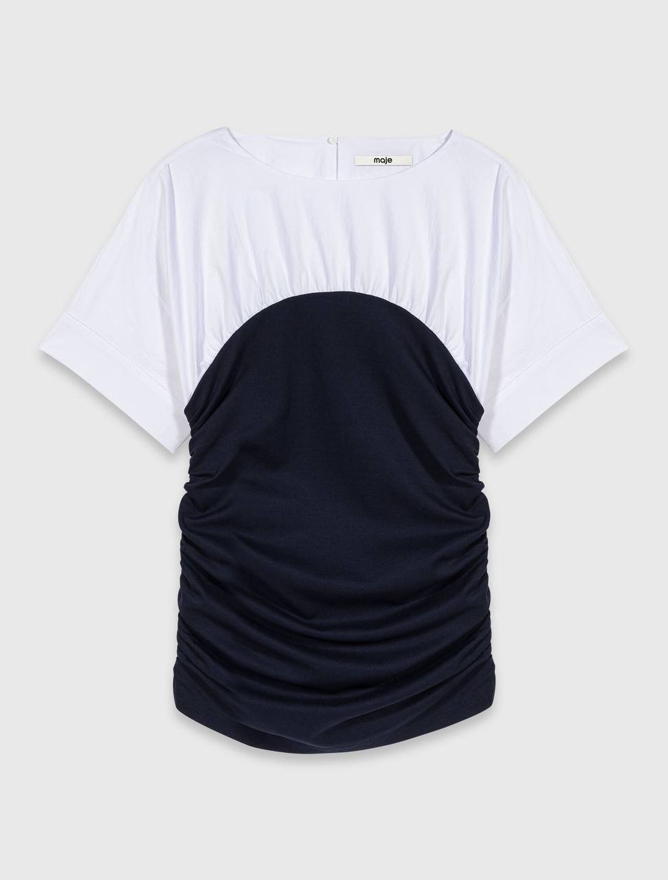 MJ Pleated Jersey Top