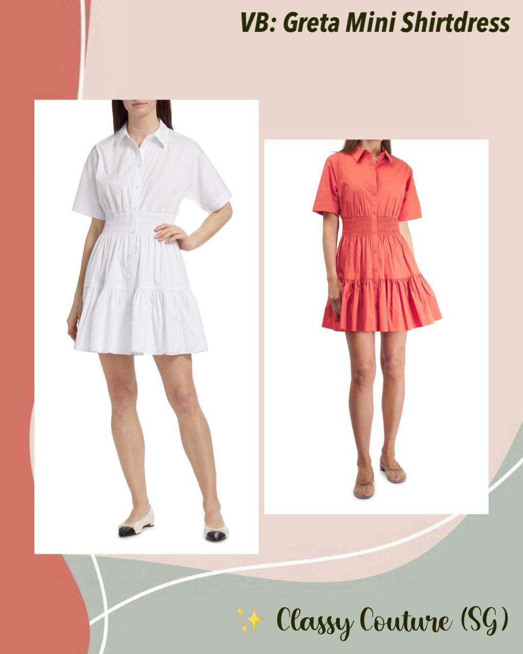 VB Greta Mini Dress Shirtdress