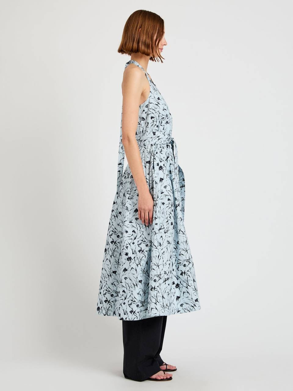PS Ellison Halter Cotton Midi Dress