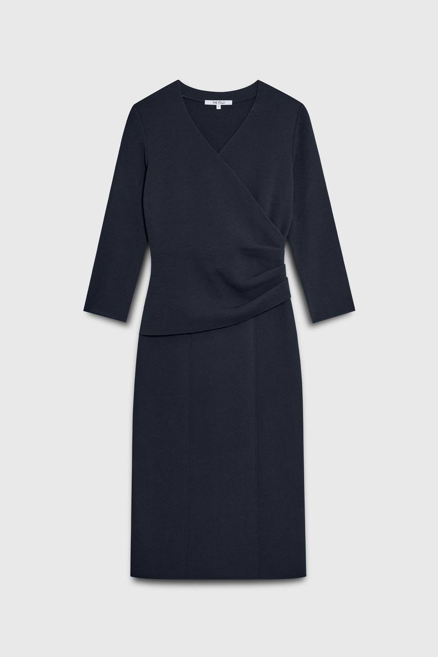 TF Valerio Sculpt Knit Midi Dress