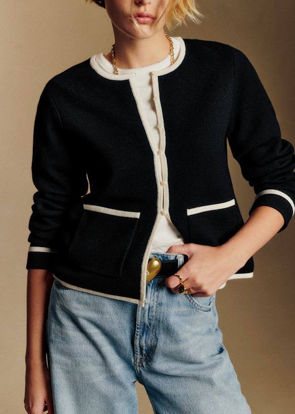 3 Colors! SZ Brielle Merino Wool Cardigan