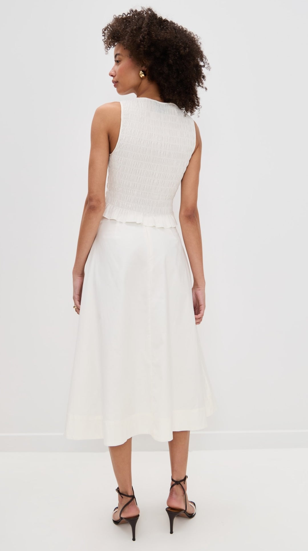 Ref Laguna Top | Midi Skirt | Stretch-Cotton Two Piece Set