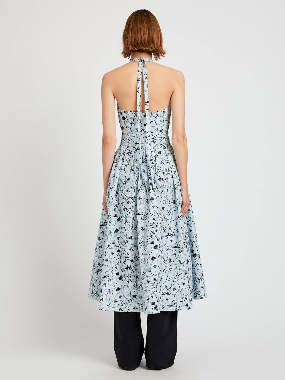 PS Ellison Halter Cotton Midi Dress