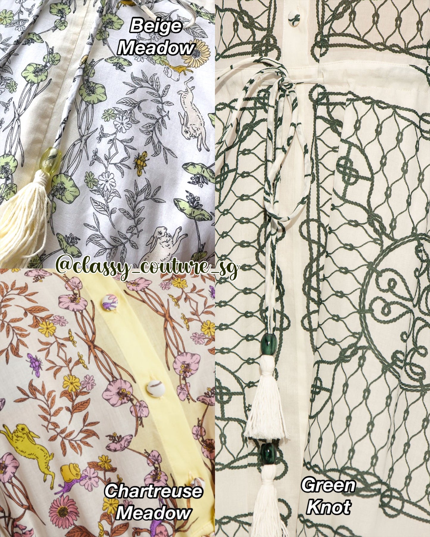TB Printed Cotton Midi Dress Shirtdress