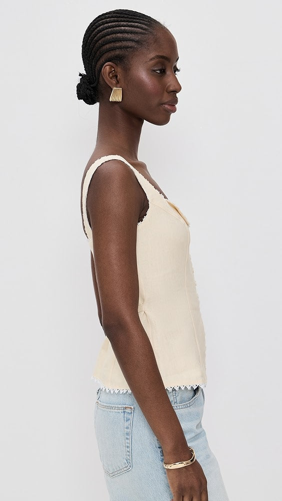 New Colors! Ref Viola Linen Top