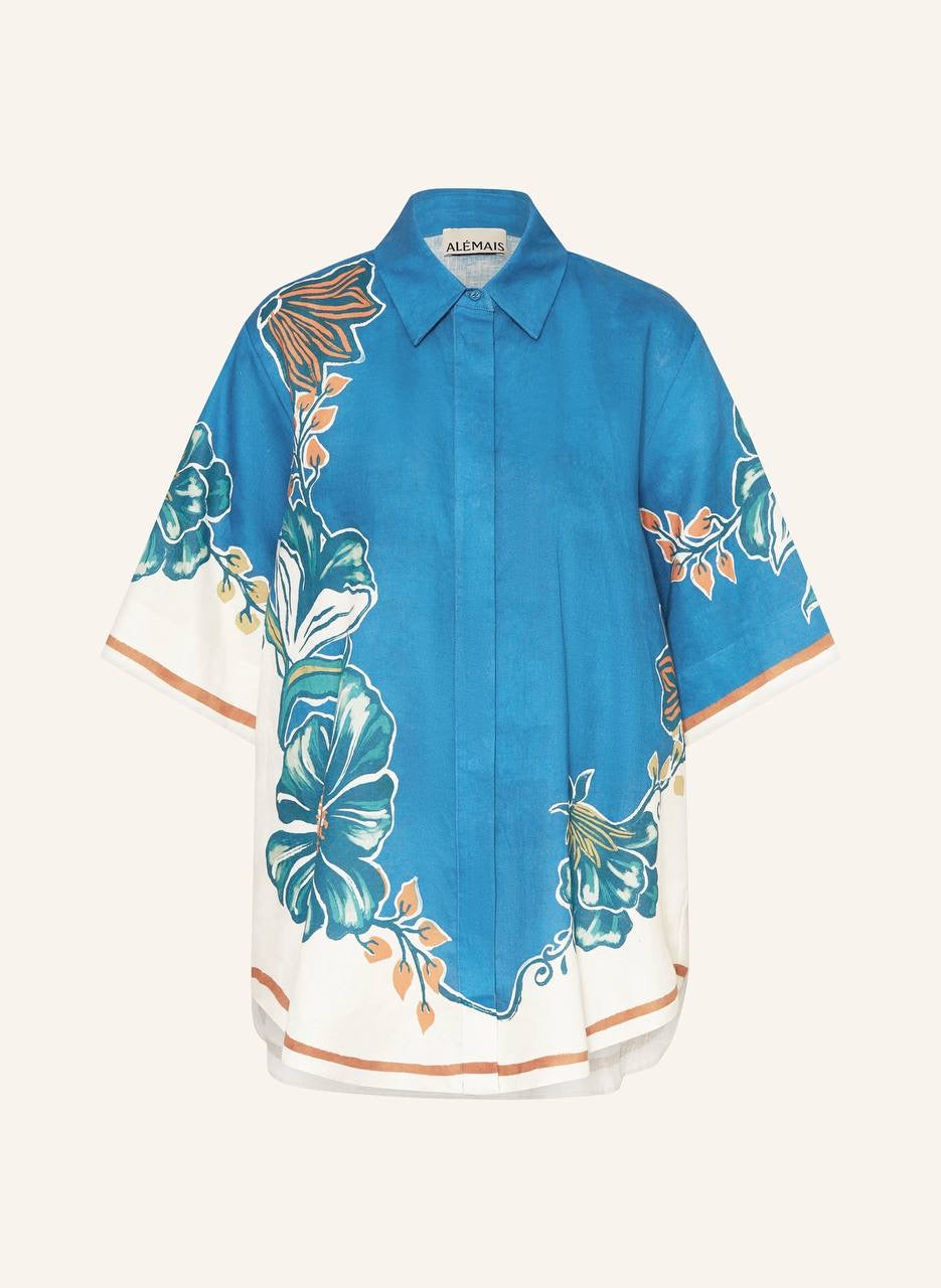 ALM Luda Floral Linen Shirt | Pants | Set