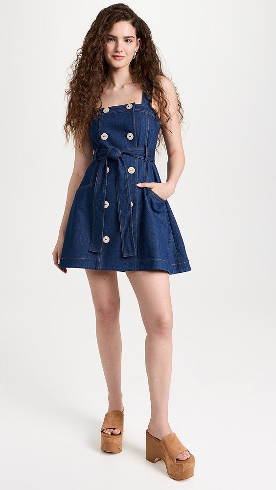 ALX Danni Denim Mini Dress