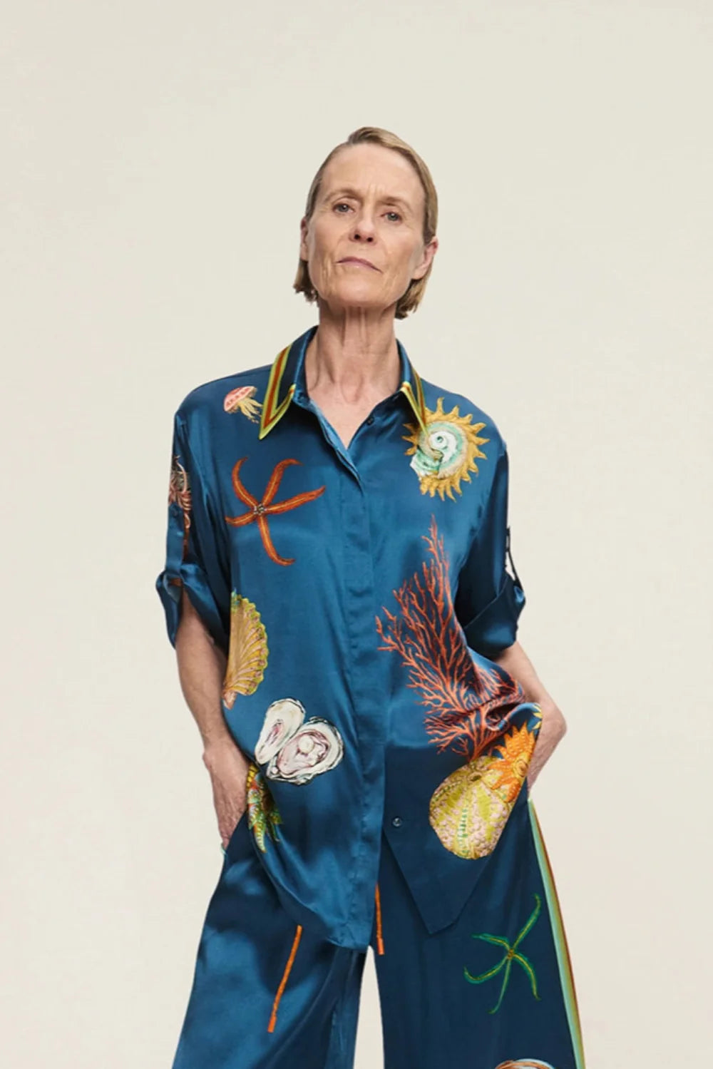 ALM Dorian Silk Shirt | Pants | Set