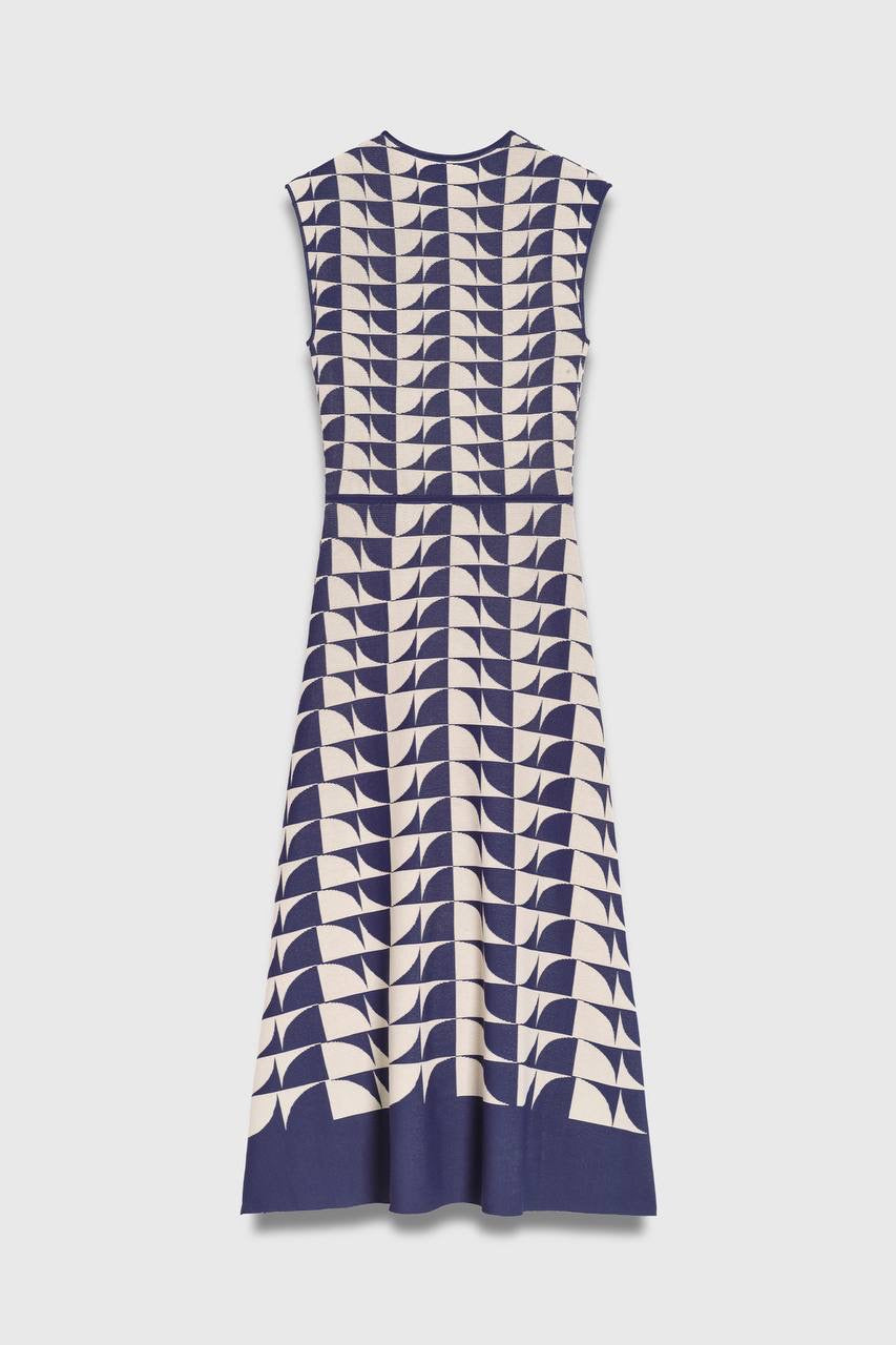 TF Sydney Viscose-Blend Jacquard Knit Dress