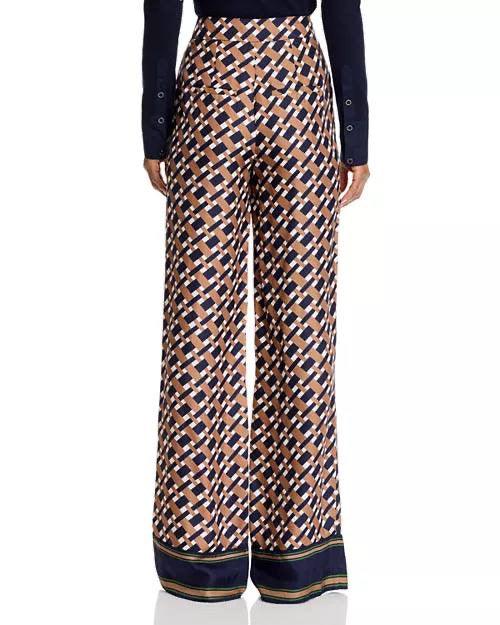 VB Edia Wide-Leg Silk-Viscose Pants