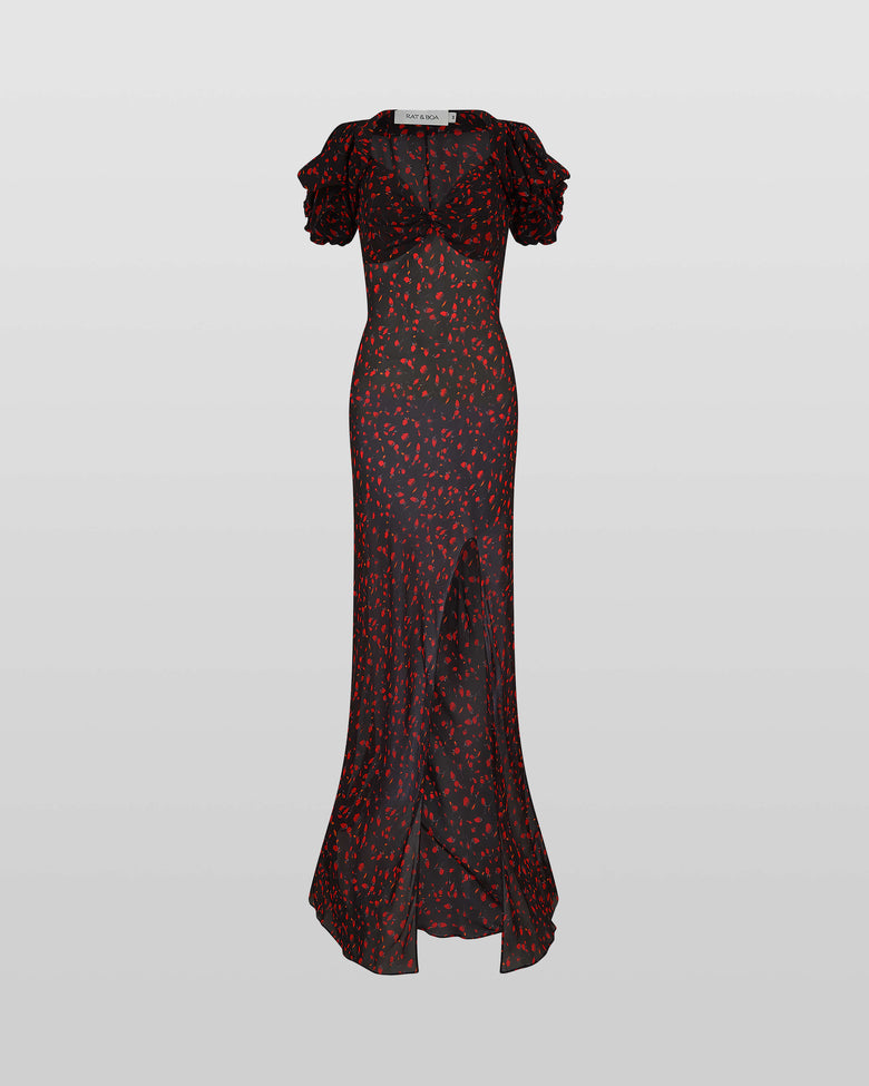 RB Magnolia Sheer Viscose Maxi Dress