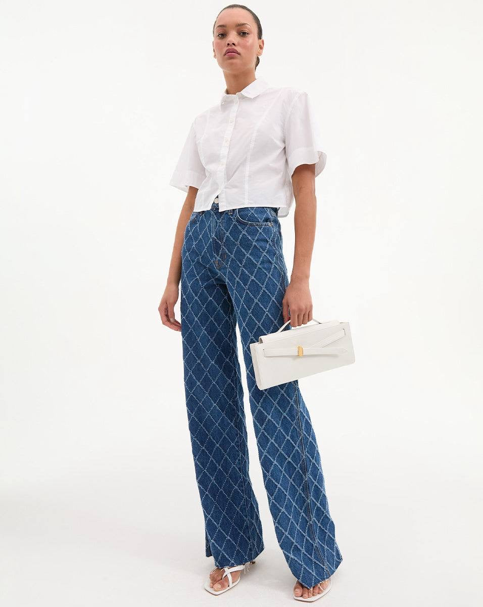 VB Claire Cotton Cropped Shirt
