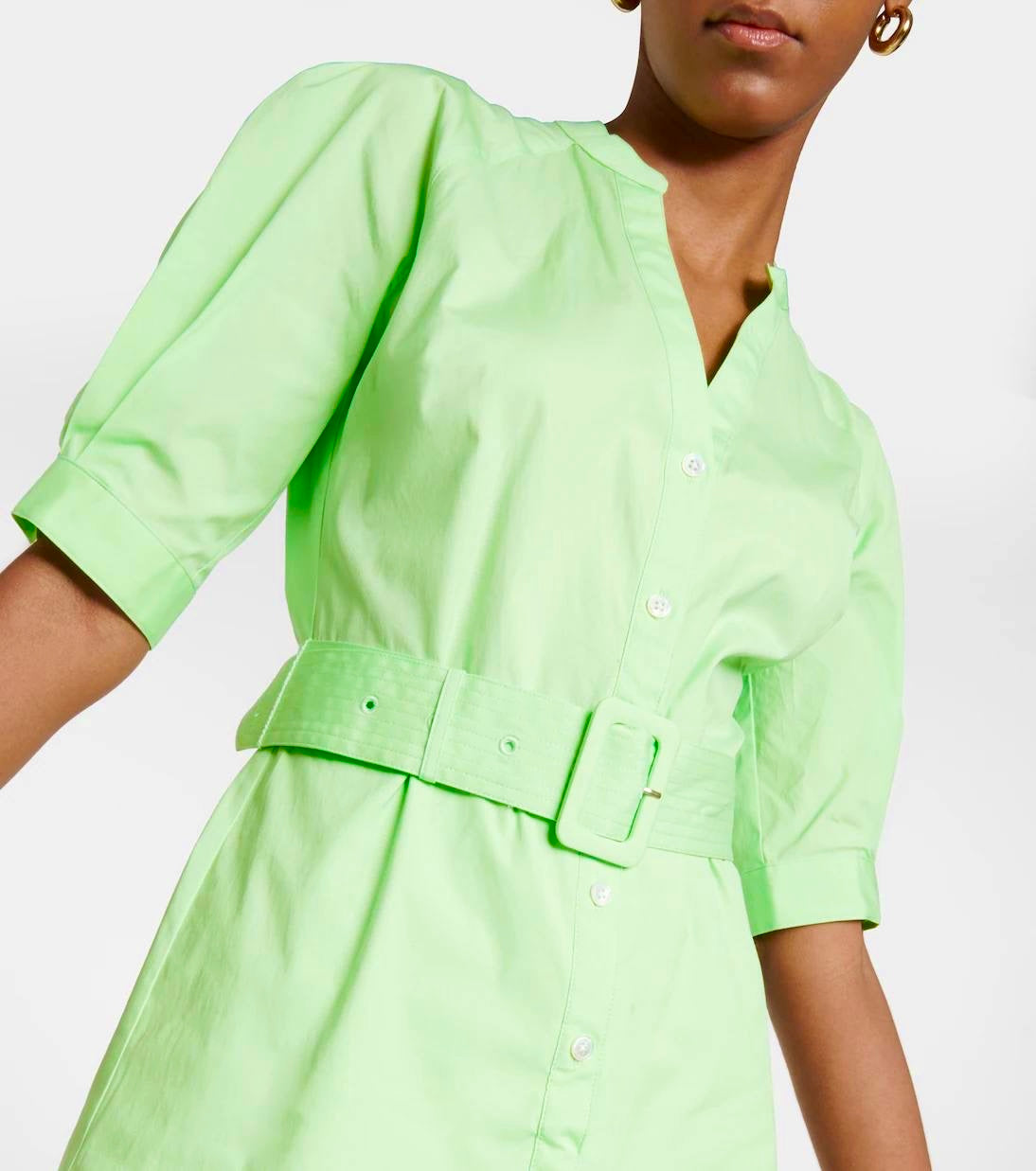 VB Molly Belted Shirtdress Mini Dress