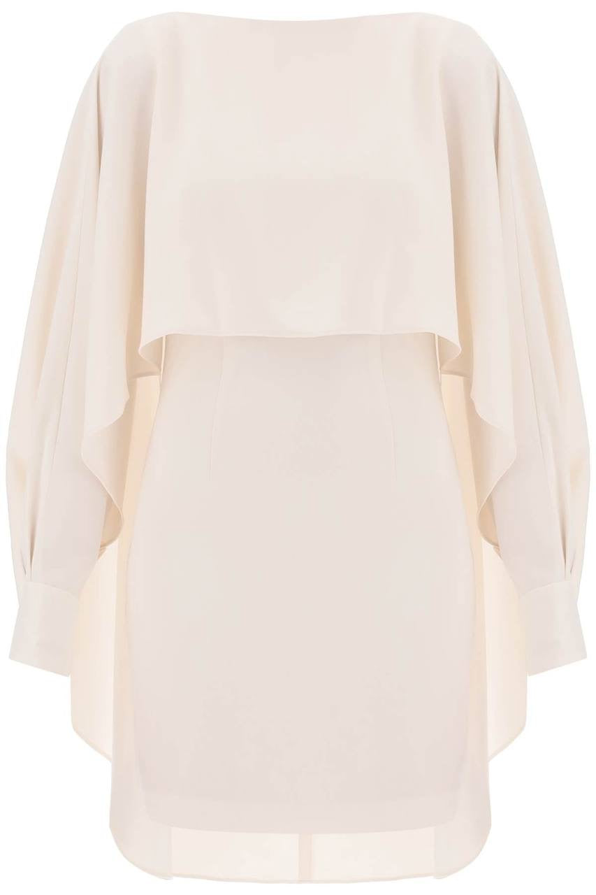 RM Long Sleeve Satin Crepe Mini Dress