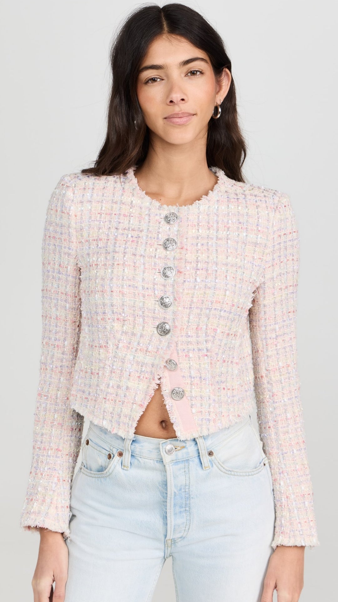 LSF Falima Tweed Cropped Jacket