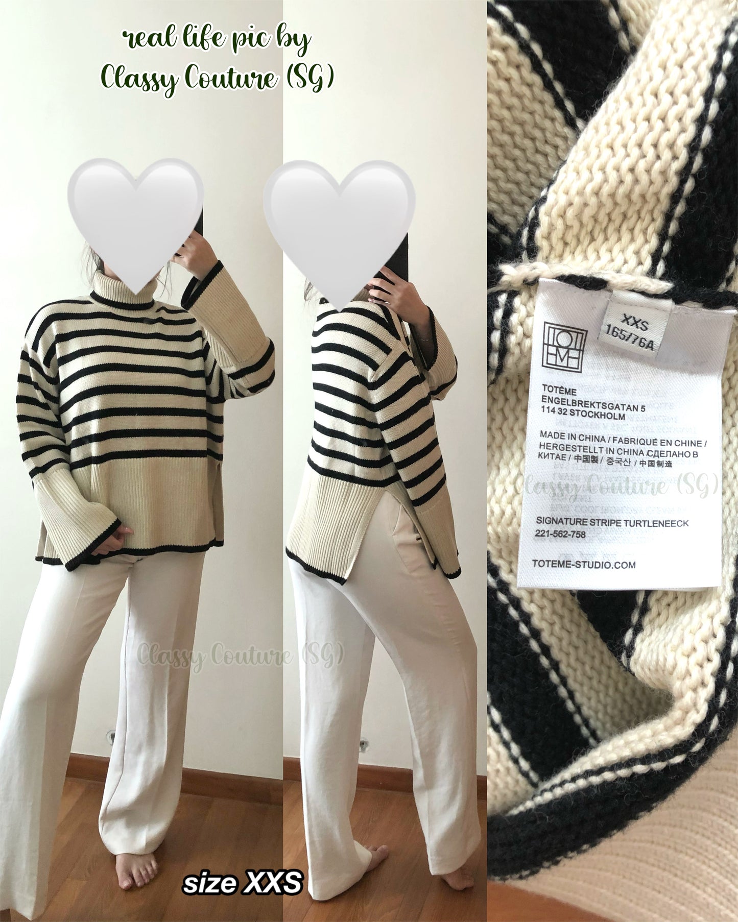 Tot Signature Wool-Cotton Turtleneck Sweater