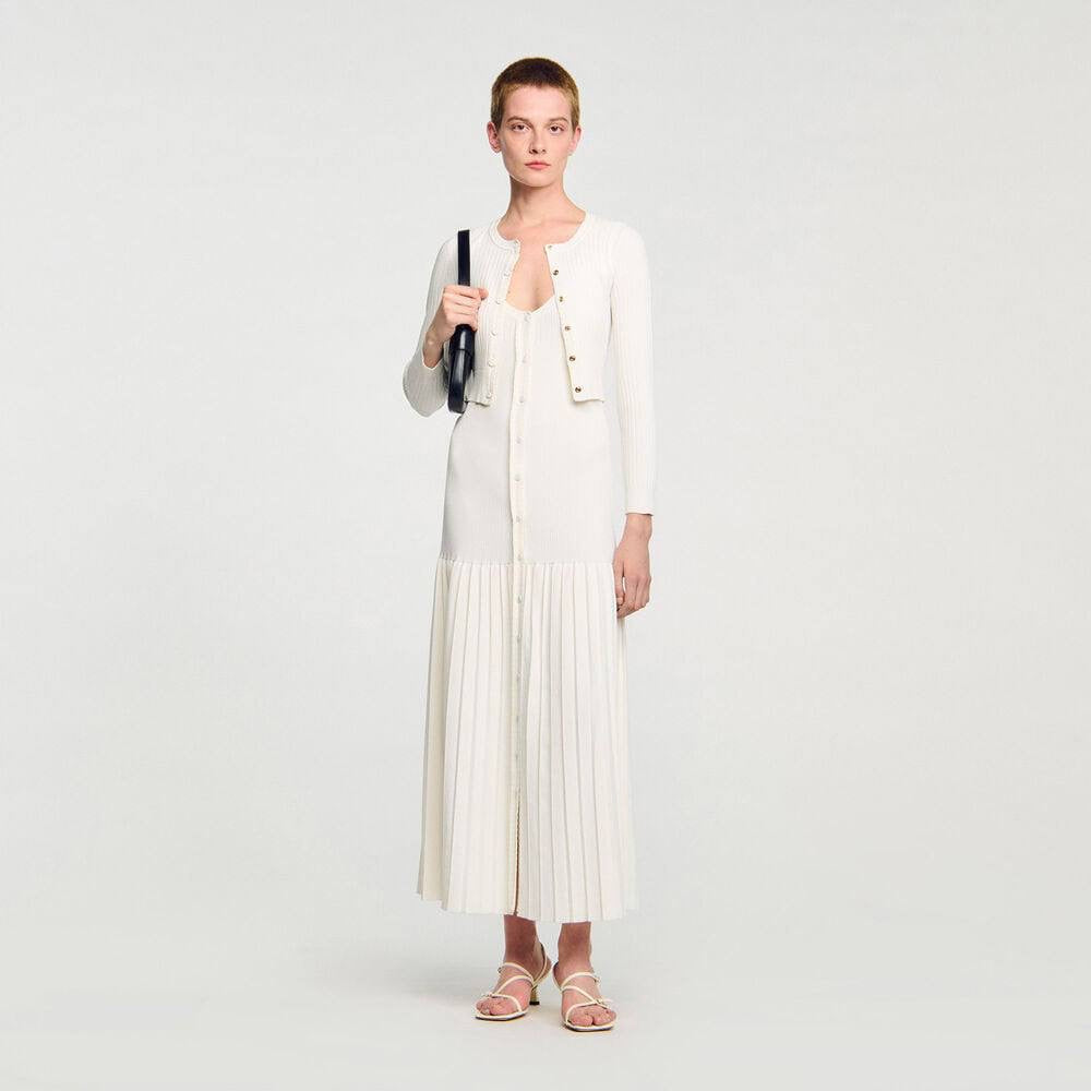 SD Bella Midi Dress | Bello Cropped Rib Knit Cardigan | Viscose-Blend Set