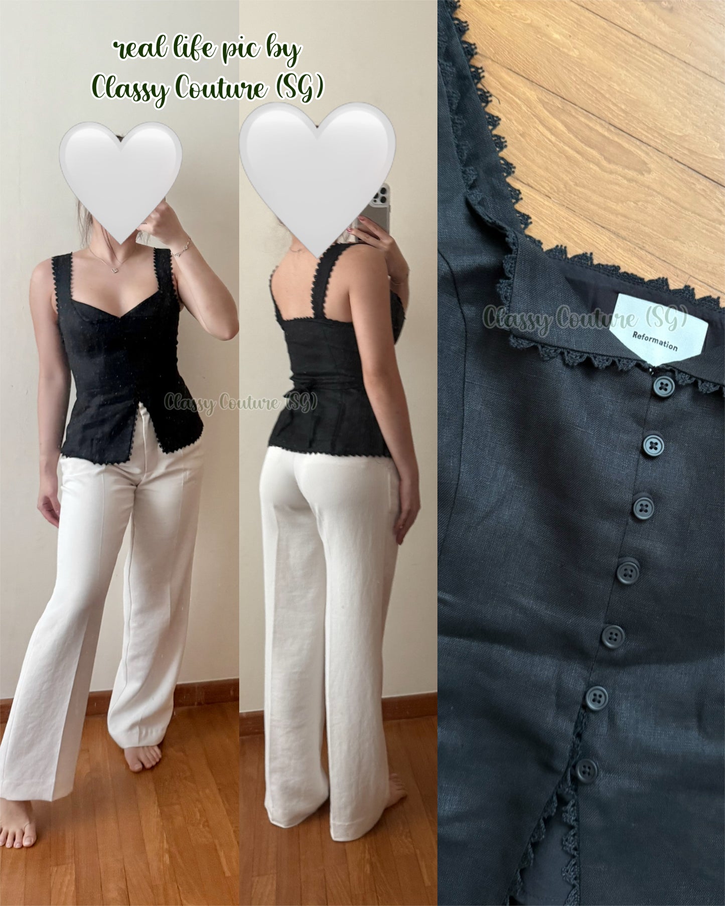 New Colors! Ref Viola Linen Top