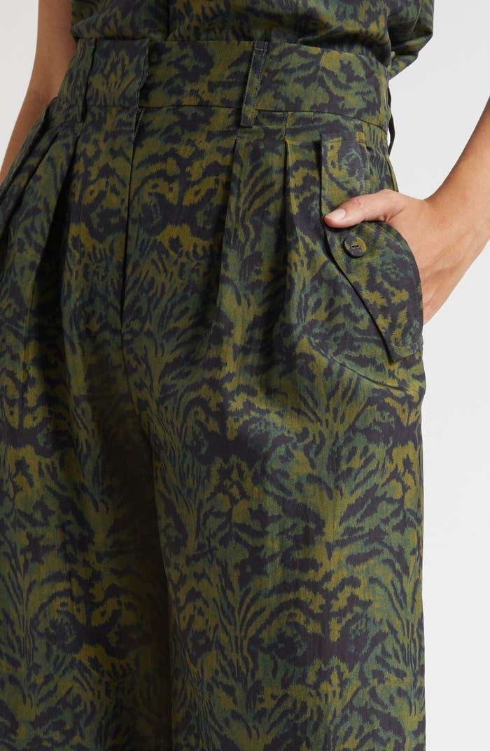 UJ Talie Short Sleeve Blouse Top | Charlie Wide Leg Pants | Silk Set