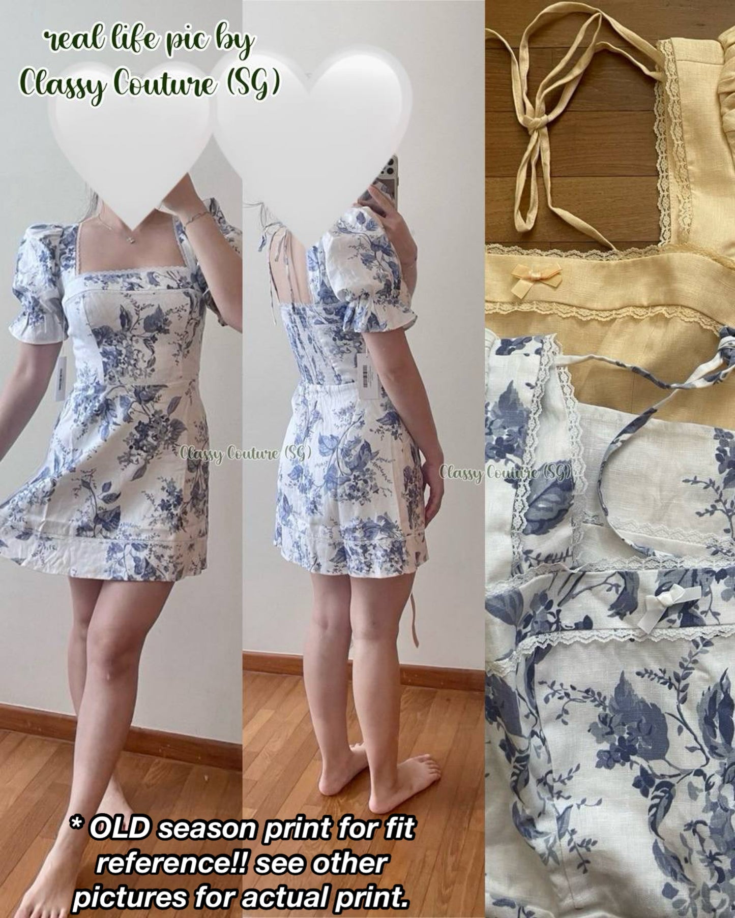 Ref Evianna Linen Mini Dress in Delicacy