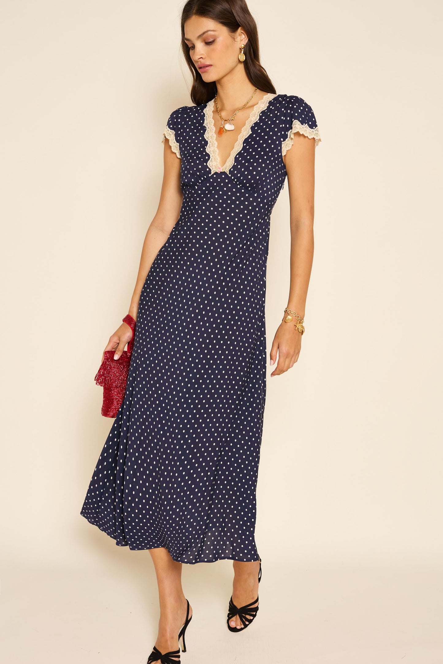 RX Clarice Viscose Midi Dress