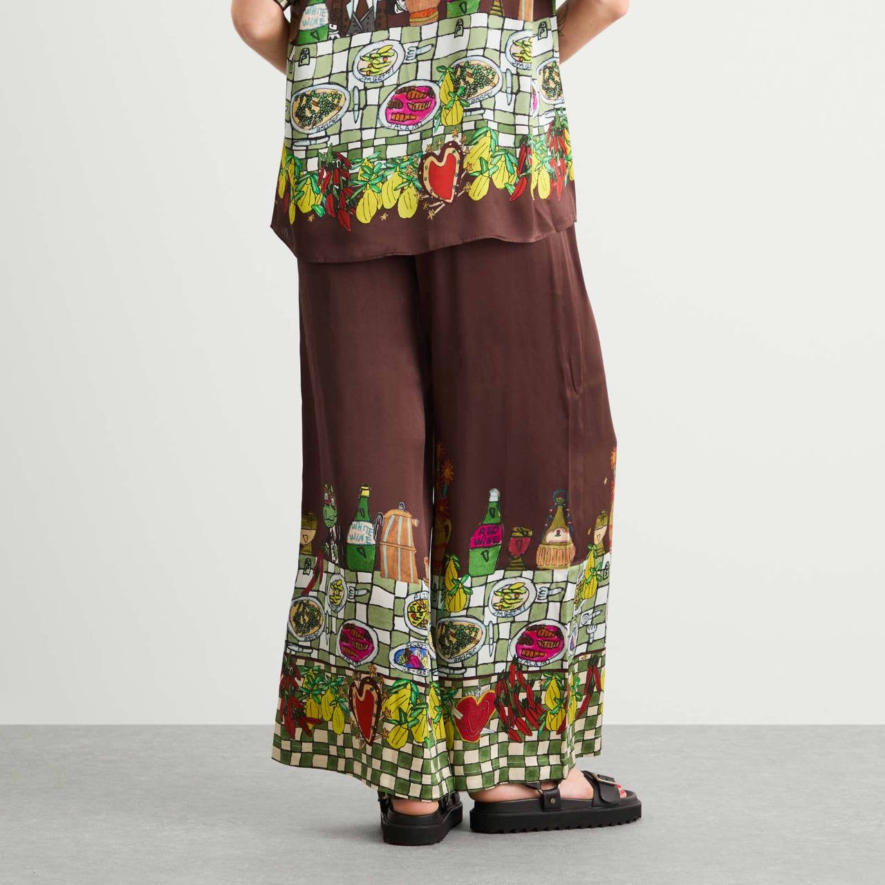 ALM Fredo Silk Shirt | Pants | Set