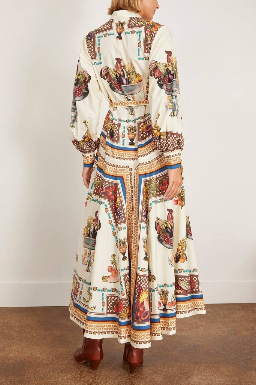 ALM Mercado Cotton Shirtdress Midi Dress