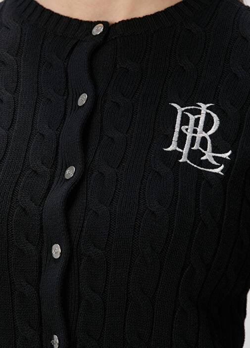 RL Ralhan Cable Knit Cotton Cardigan