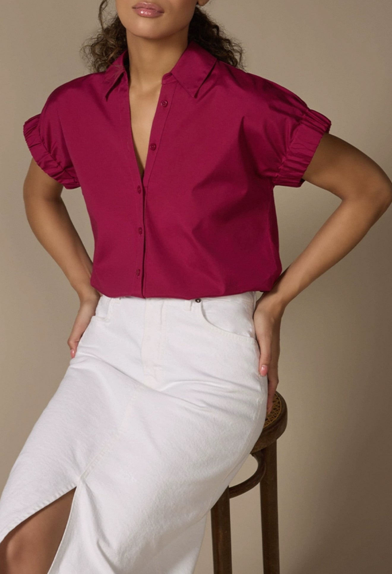 VB Matera Stretch-Cotton Shirt