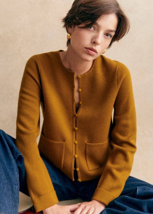 3 Colors! SZ Brielle Merino Wool Cardigan