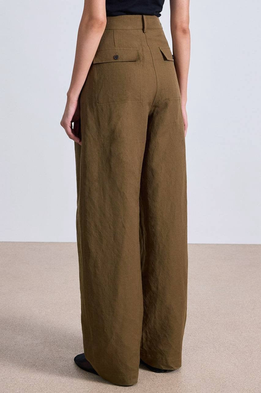 AA Elsa Blazer | Mirabelle High Waist Pants | Wool-linen Set