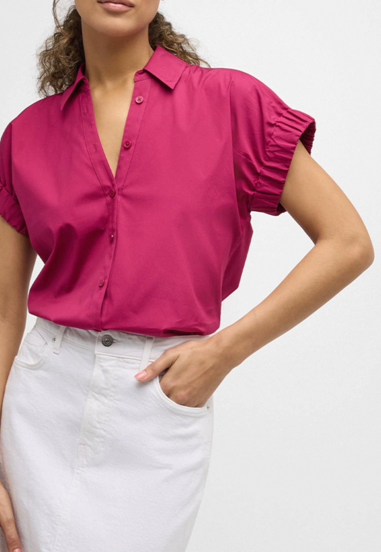 VB Matera Stretch-Cotton Shirt