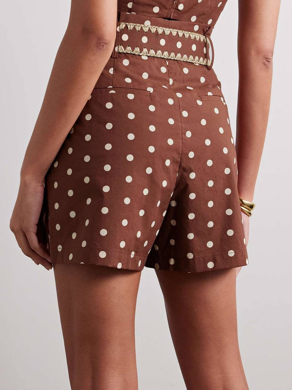 CC Palmer Belted Cotton / Linen Shorts