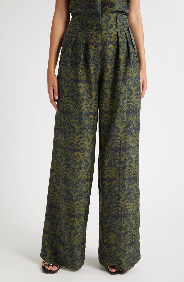 UJ Talie Short Sleeve Blouse Top | Charlie Wide Leg Pants | Silk Set