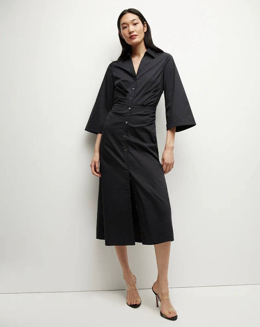 VB Haydon Stretch-Cotton Midi Dress