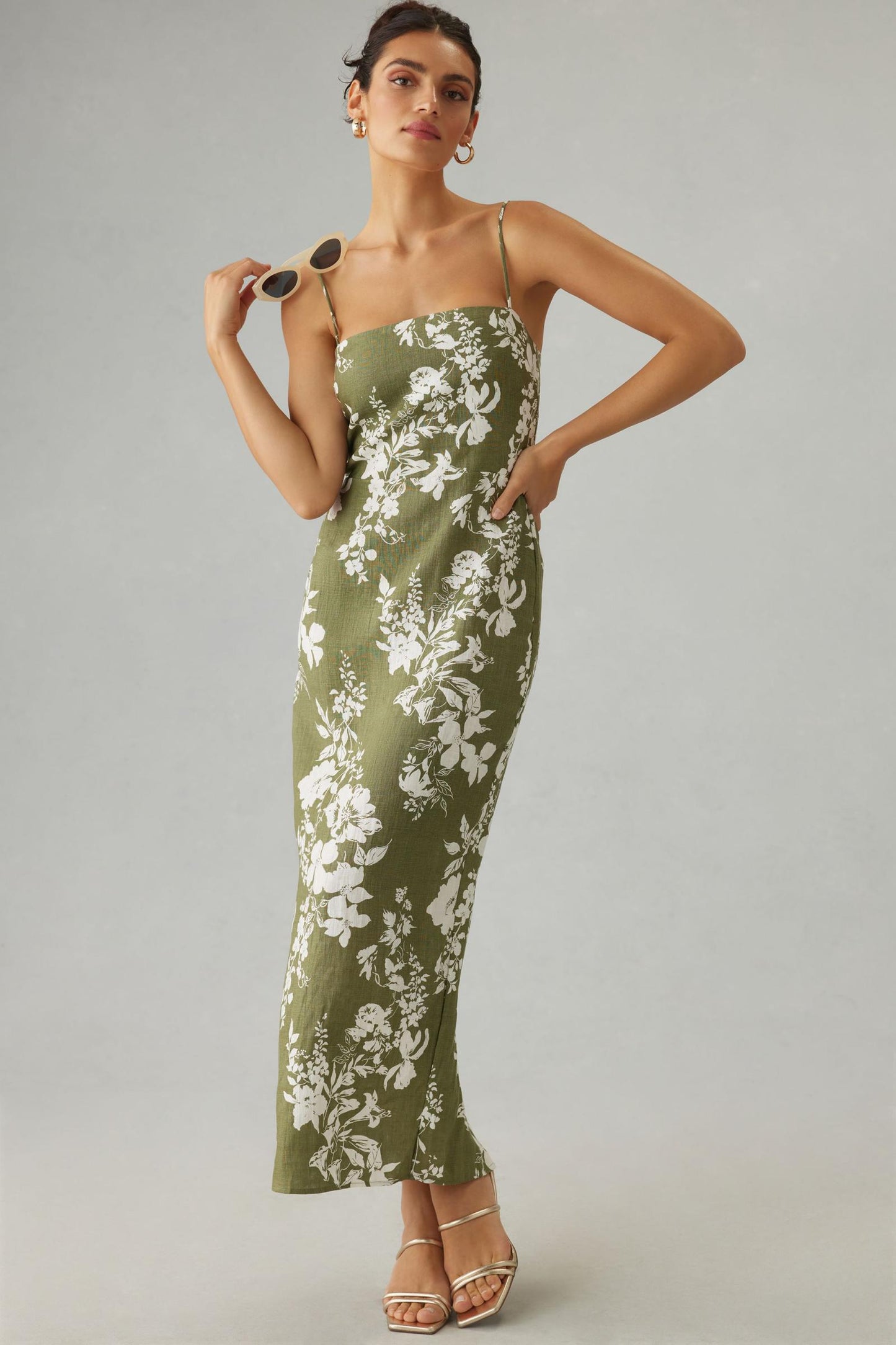 3 Colors! Ref Frankie Linen Midi Maxi Dress