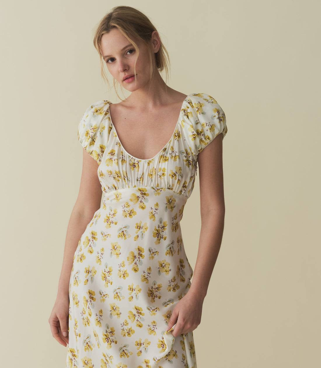 DN Florencia Silk-Viscose Midi Dress