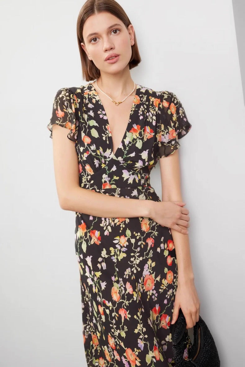 RX Florida Viscose Midi Dress