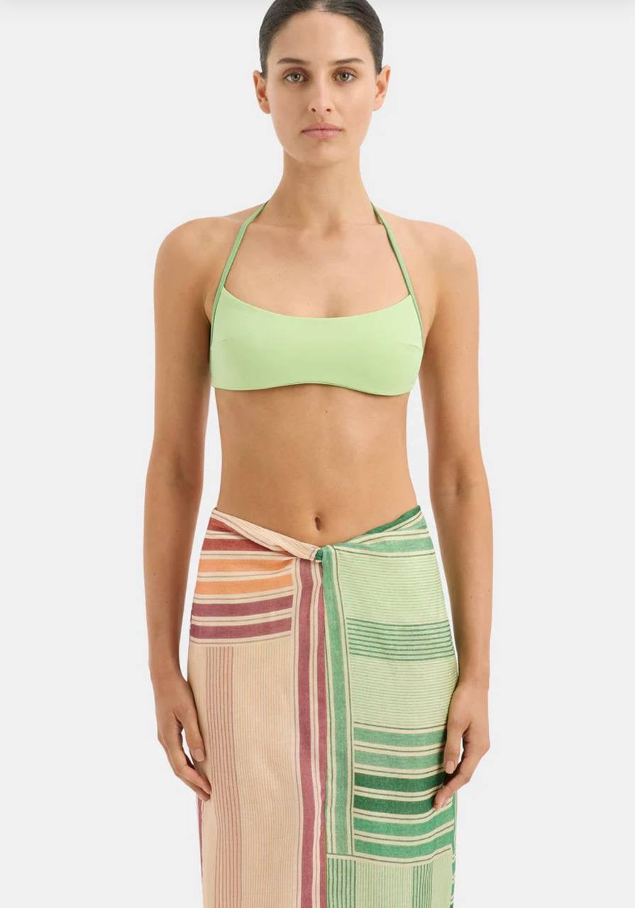 STL Marisol Twist Midi Skirt Silk-Wool