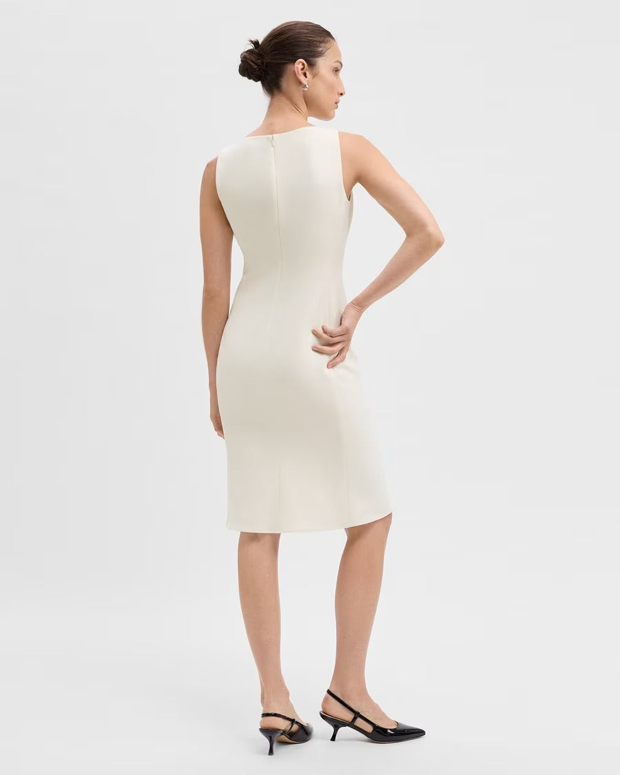 TH Flared Mini Dress in Admiral Crepe