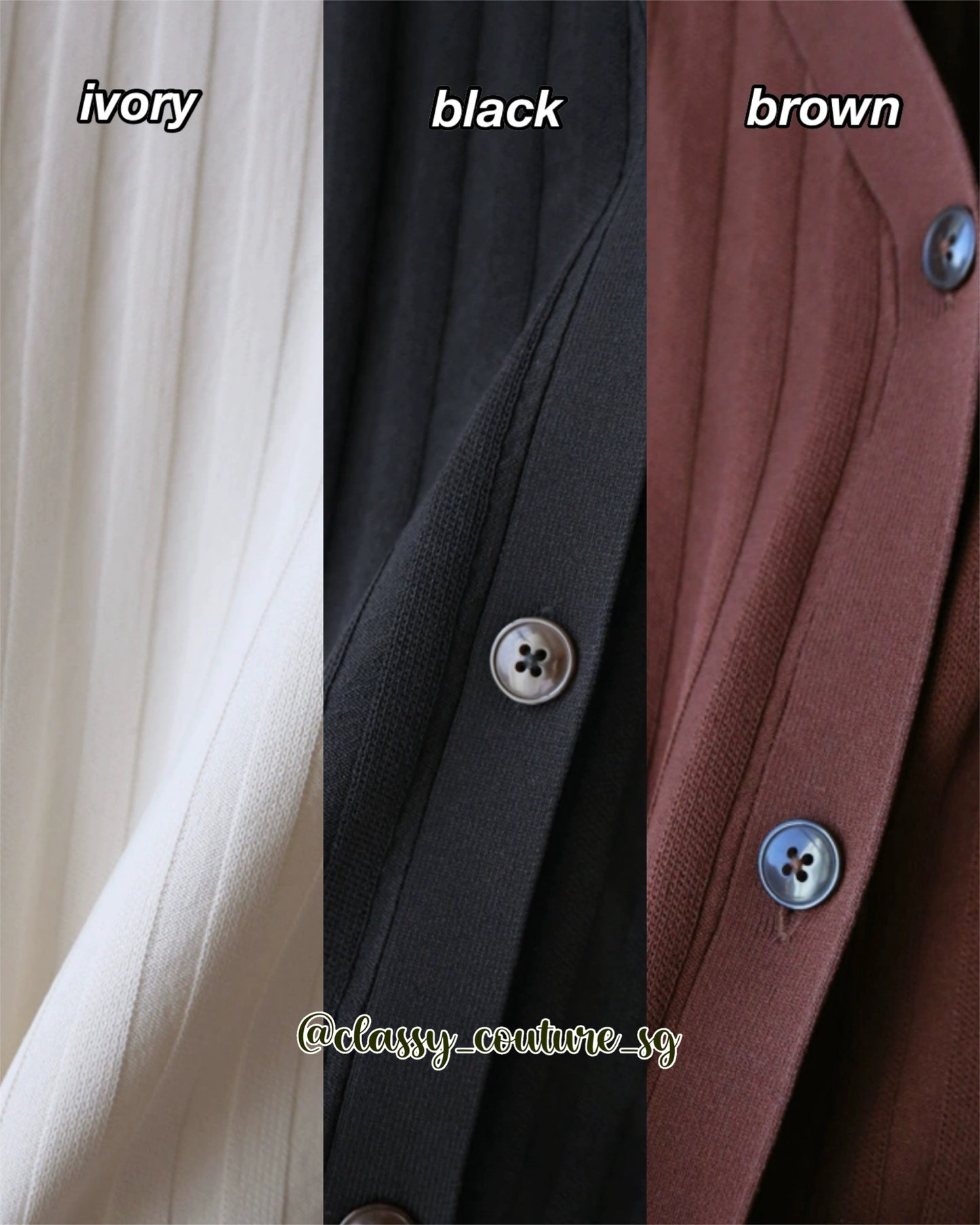 Tot Vinci Rib Cardigan | Cour Knit Pant | Set