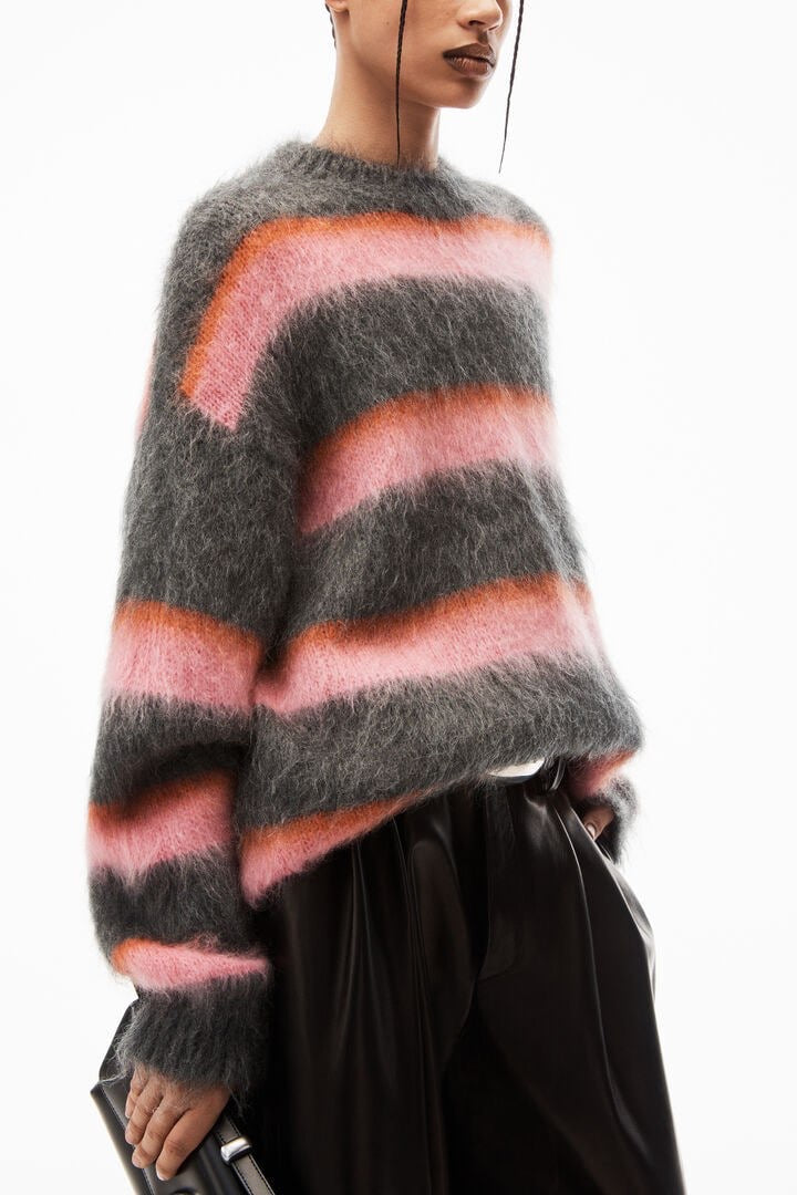 Unisex! AW Oversized Crewneck in Brushed Mohair