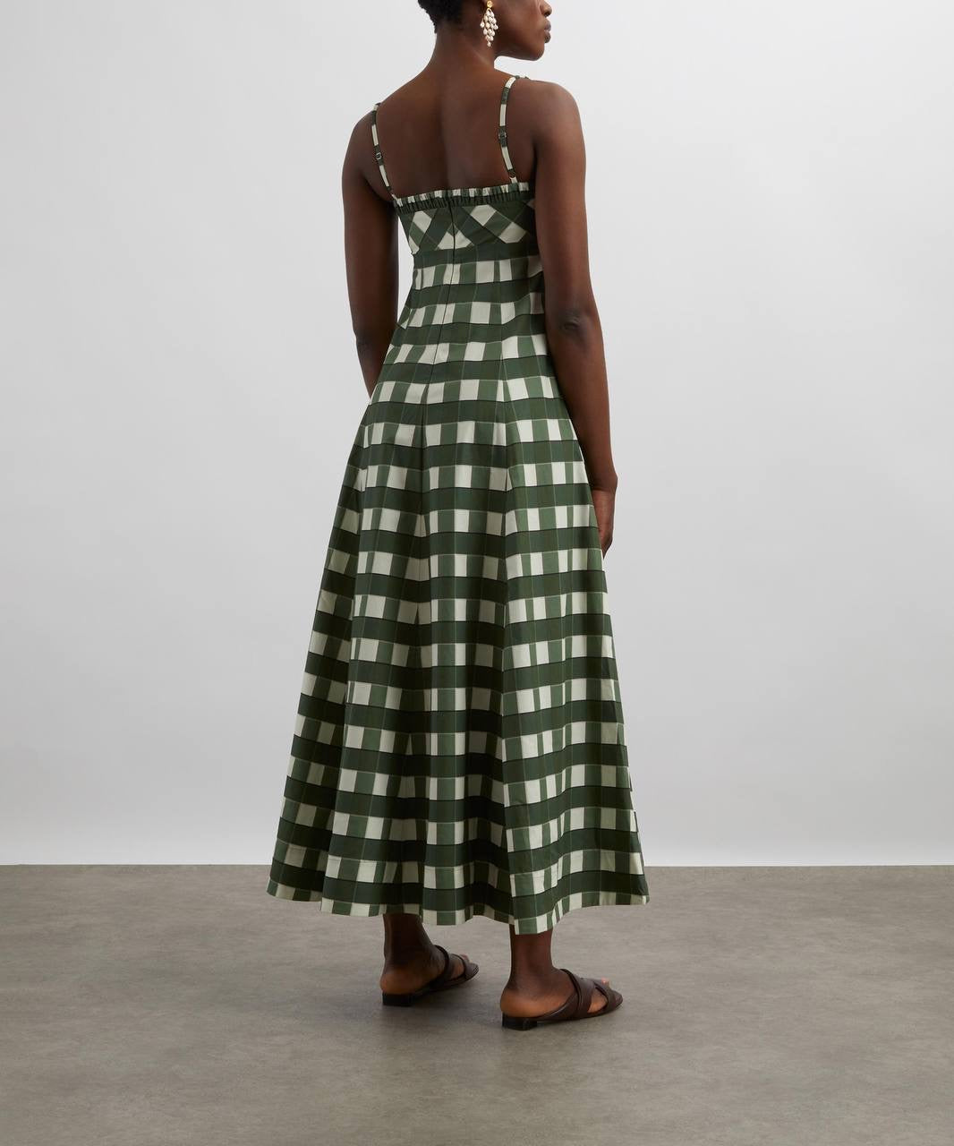 CLE Theron Cotton Midi Maxi Dress Sundress