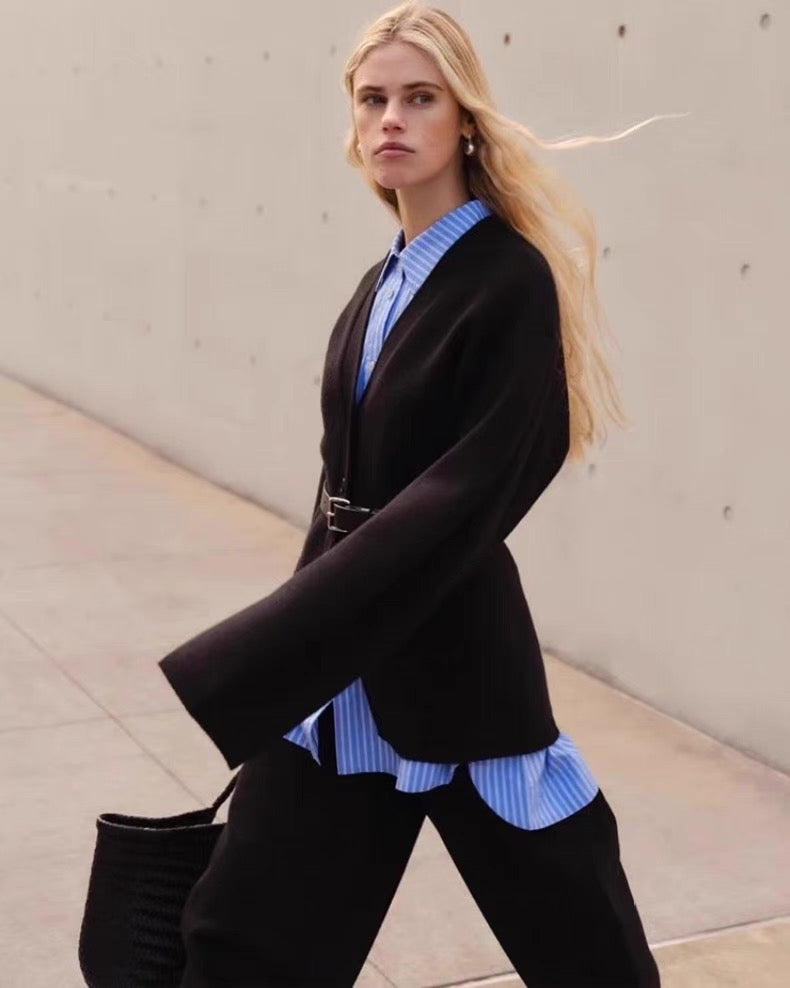 AA Aldea Oversized Cotton Button Down Shirt