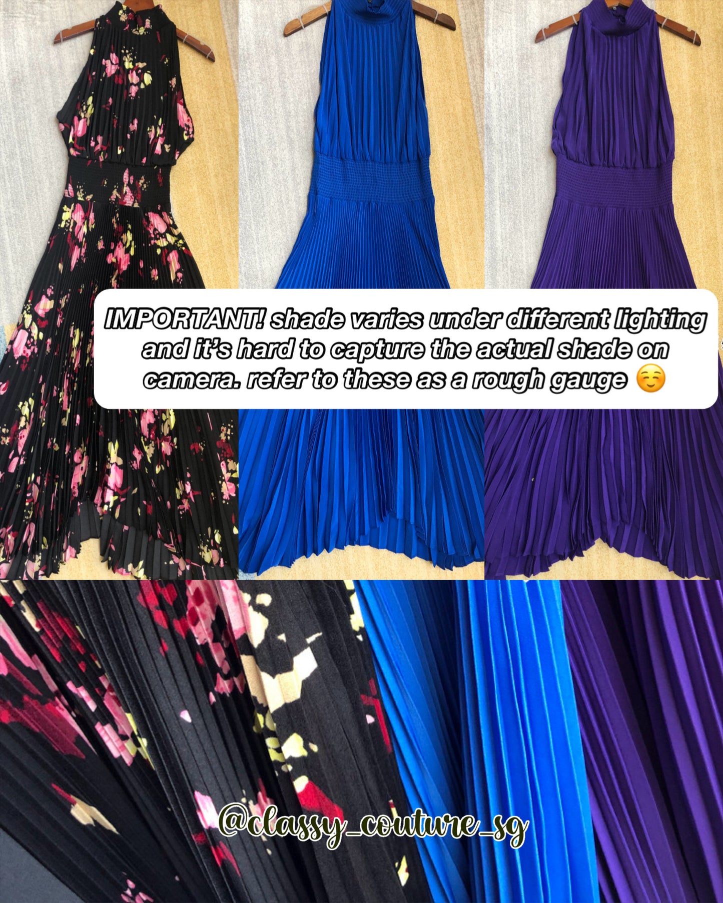 SALE! ALC Renzo Pleated Halter Midi Dress