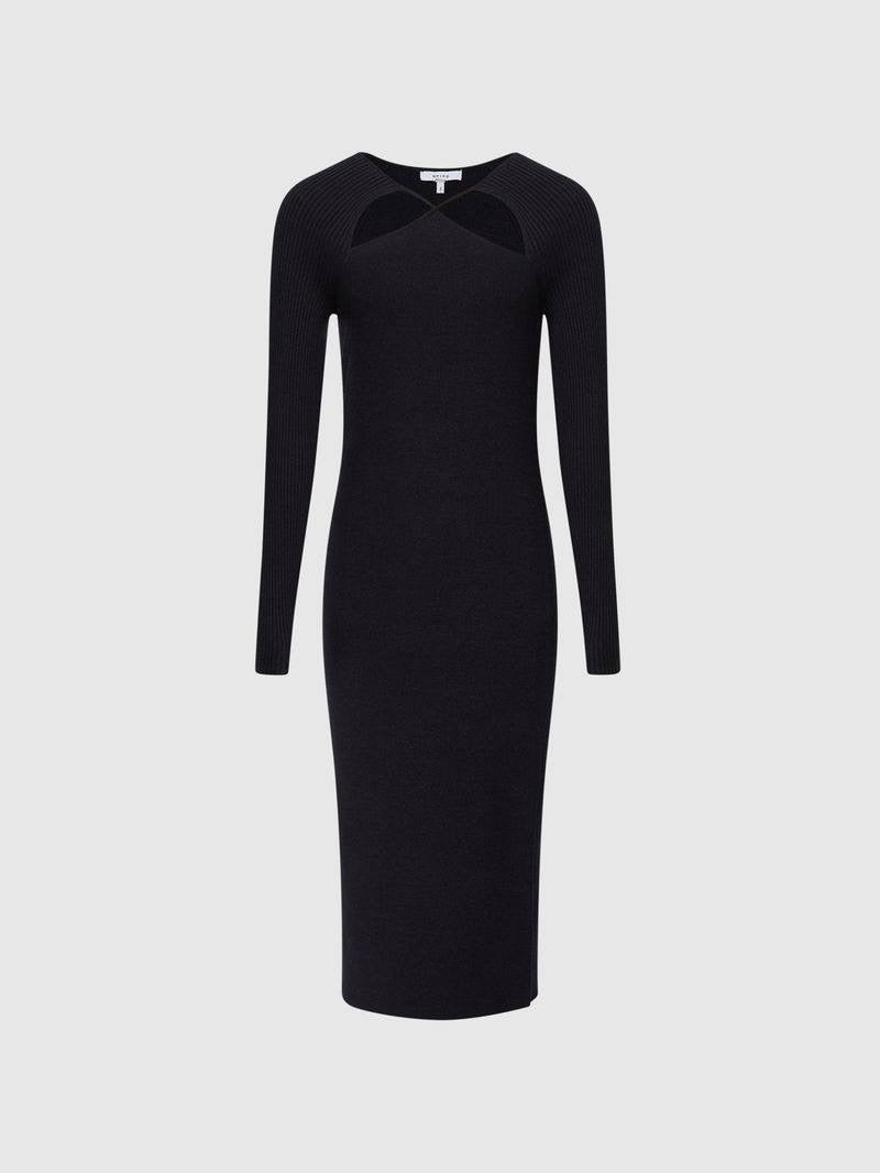 RS Perry Bodycon Knitted Midi Dress