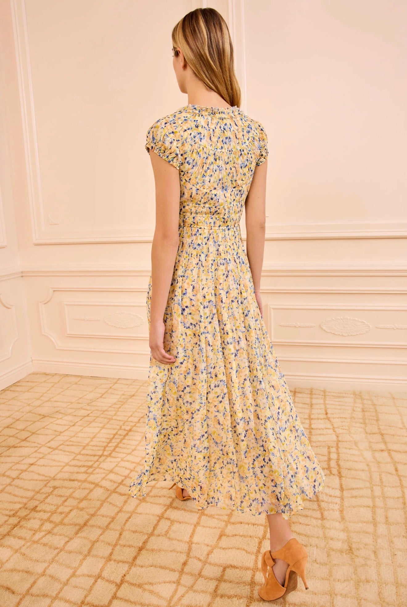 UJ Calliope Silk Midi Dress