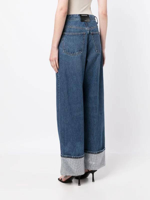 AW Crystal Embellished Denim Jacket | Pants | Set