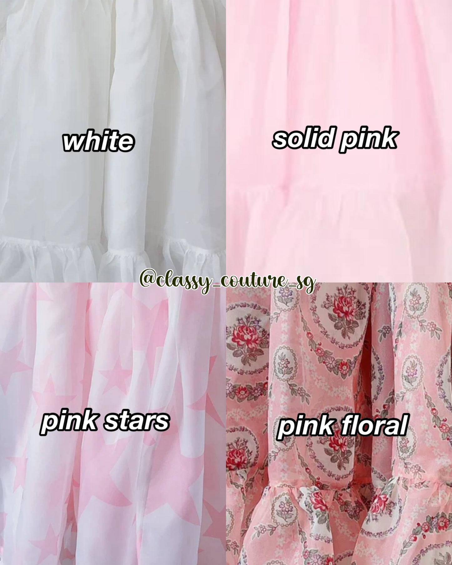 SK French Puff Midi Dress